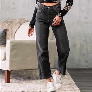 Levi’s Ribcage Straight Ankle in Worse for Wear